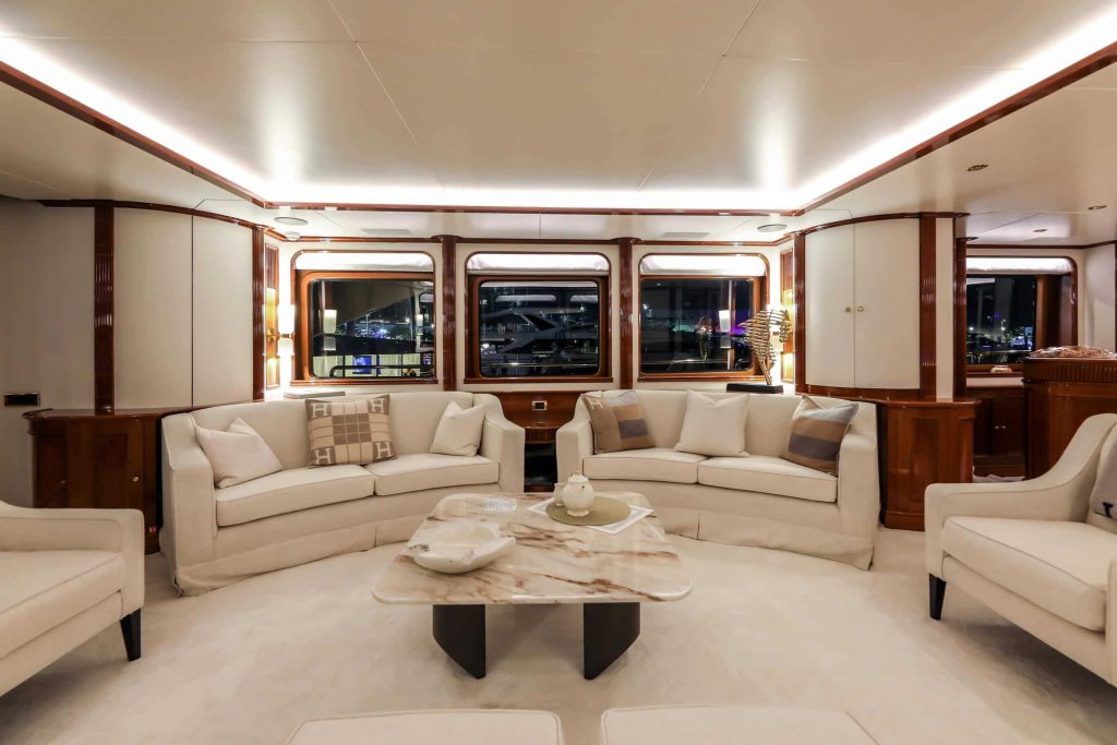 Living Area DXB yacht