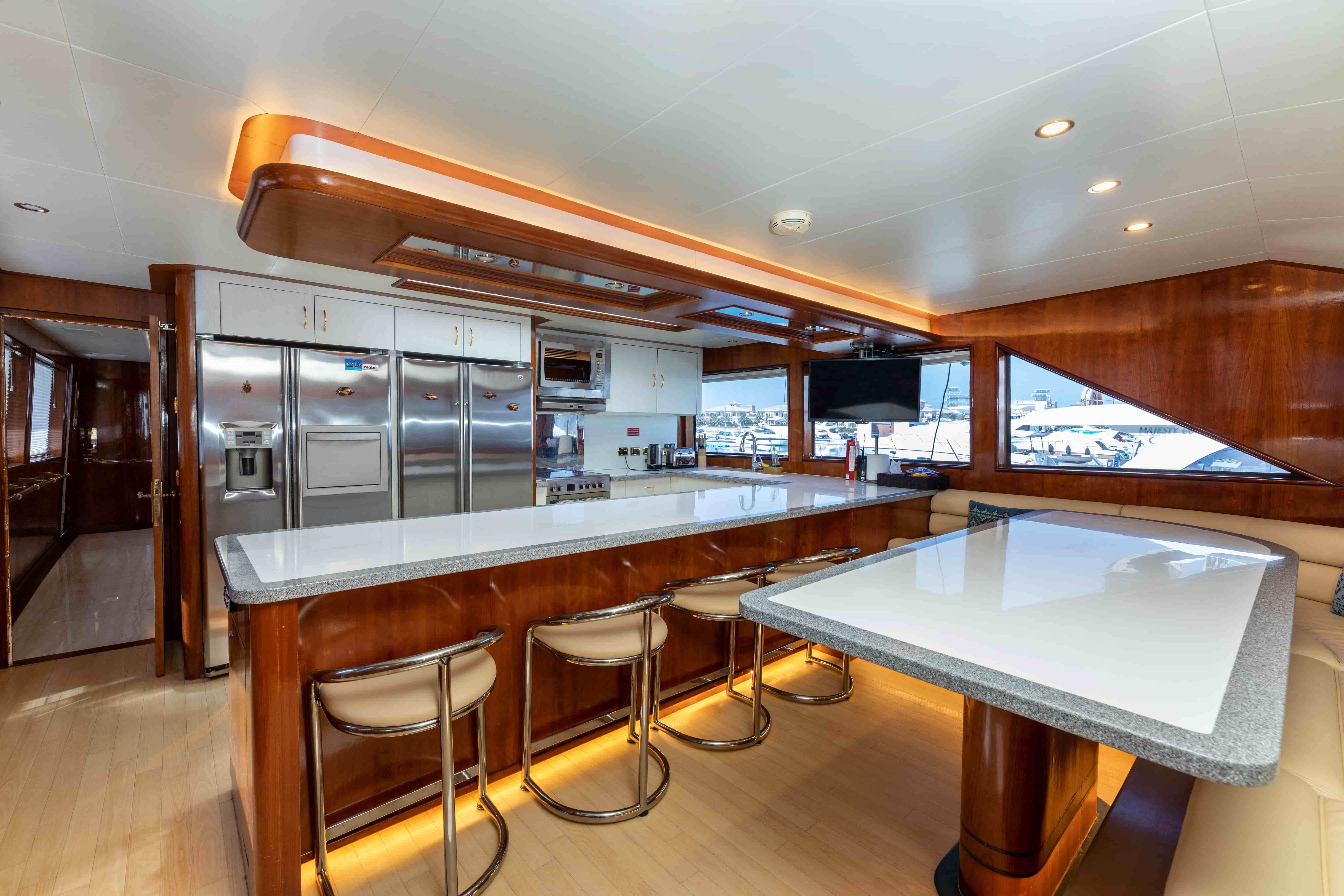 Hatteras Yacht Kitchen
