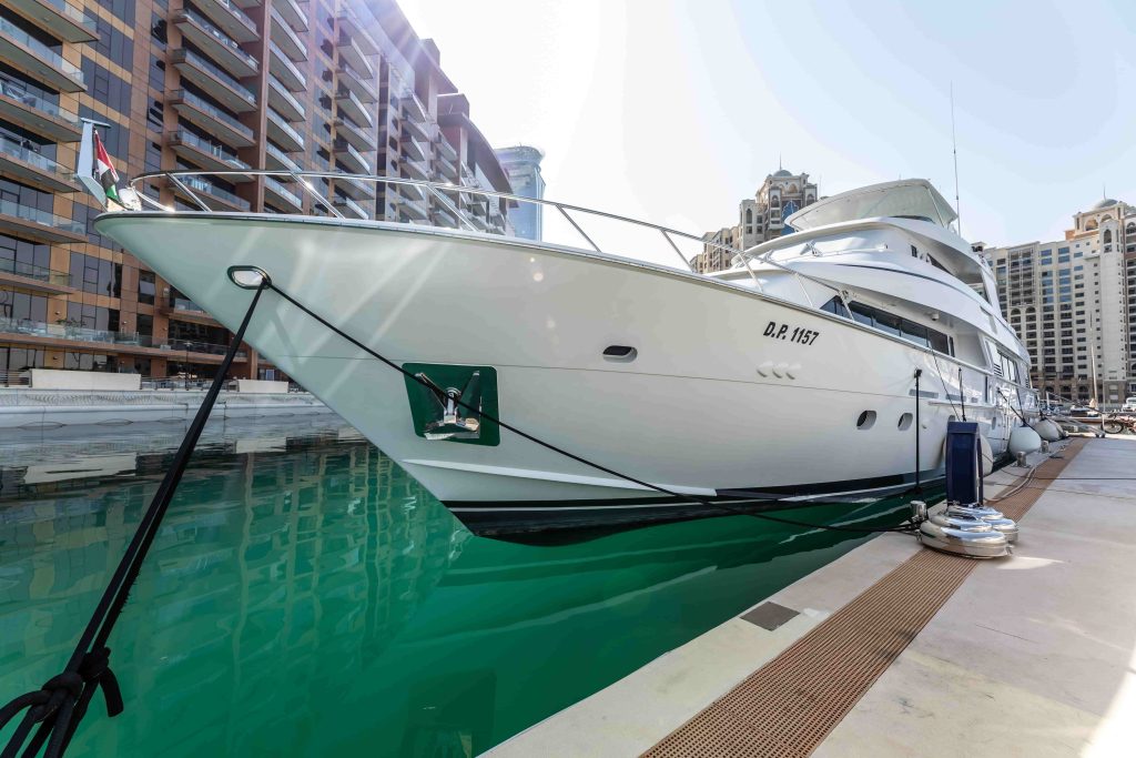 Hatteras luxury yacht