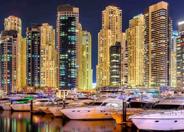 Dubai Marina for Yacht Charter