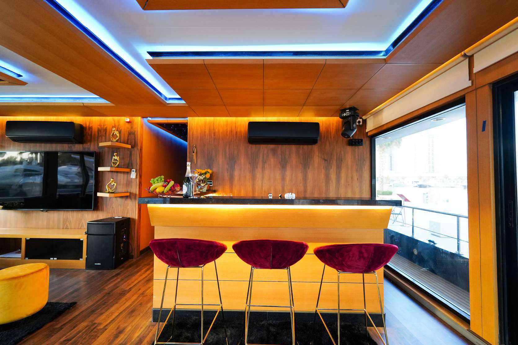 Stealth Yacht Living Room